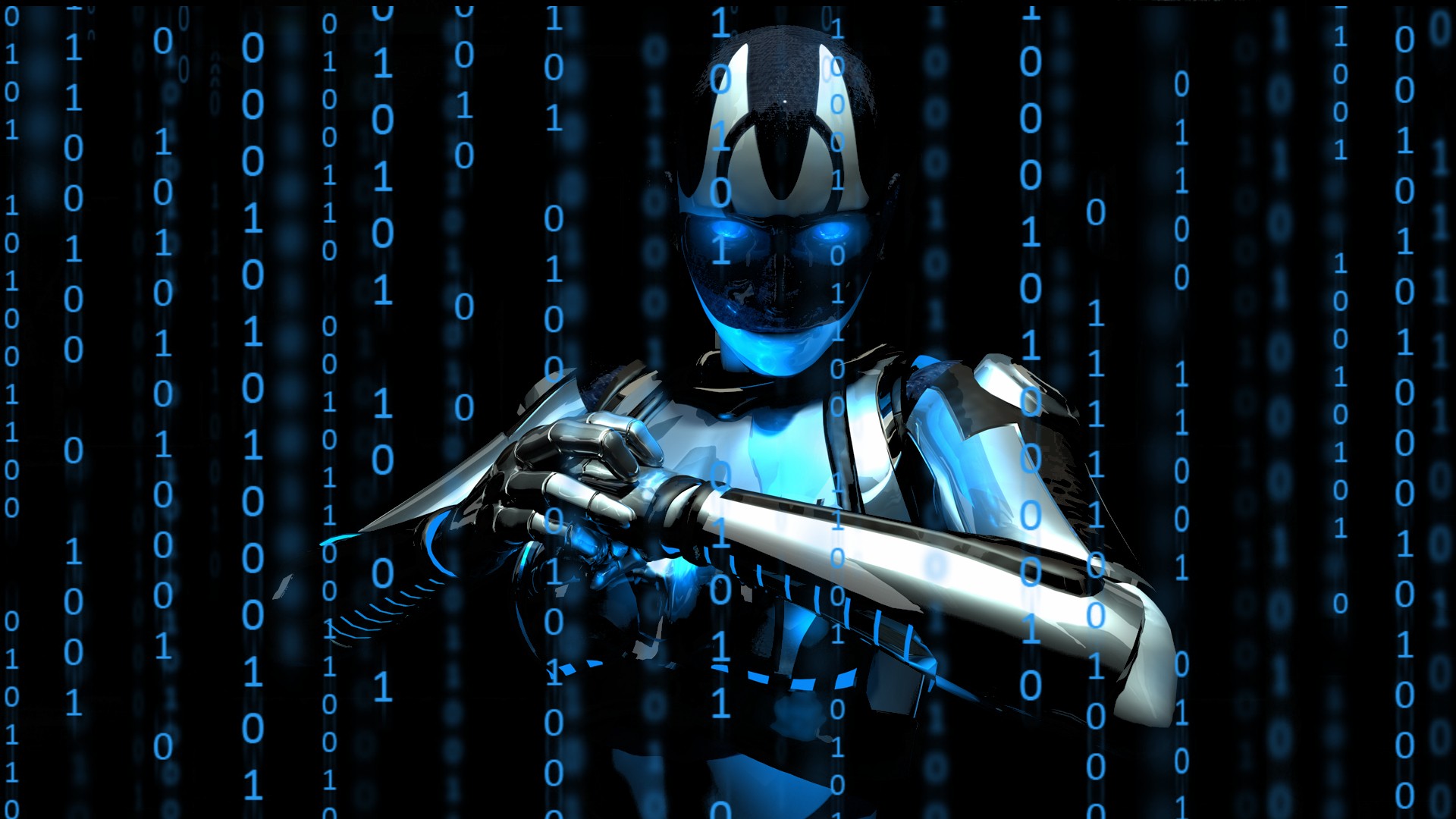 Robots Cyborgs Wallpaper Binary Machines
