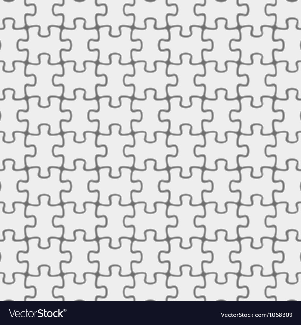 Jigsaw Puzzle Background Royalty Vector Image