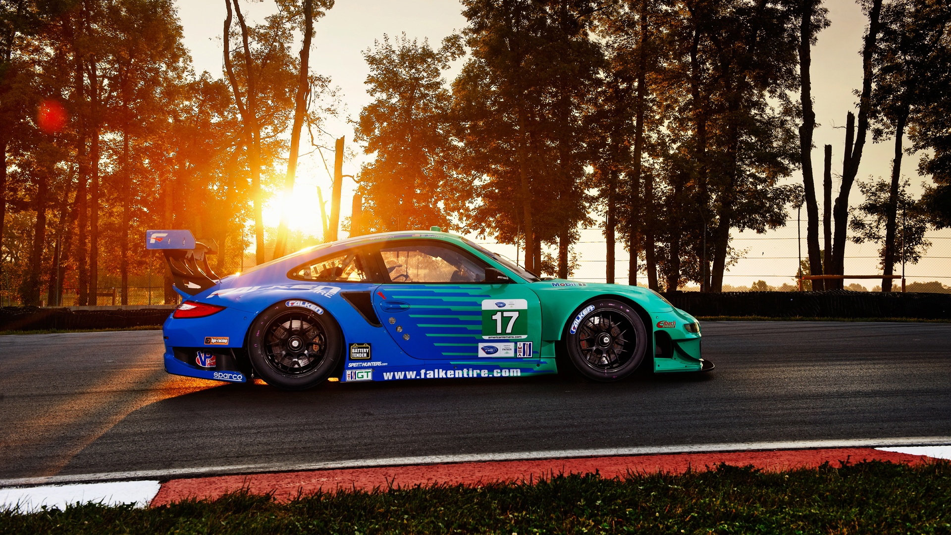 Porsche Gt3 Falken Wallpaper