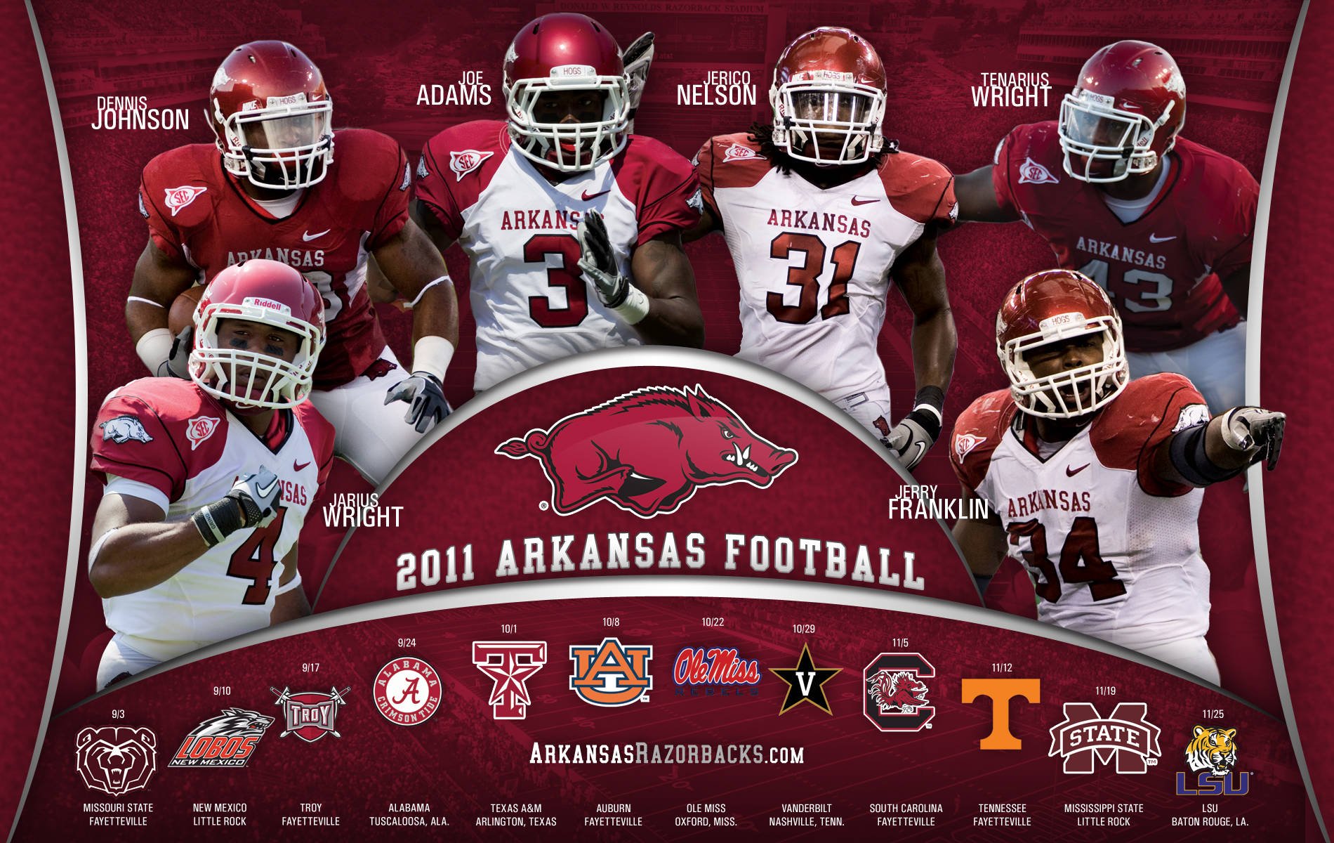 Arkansas Razorbacks College Football Wallpaper