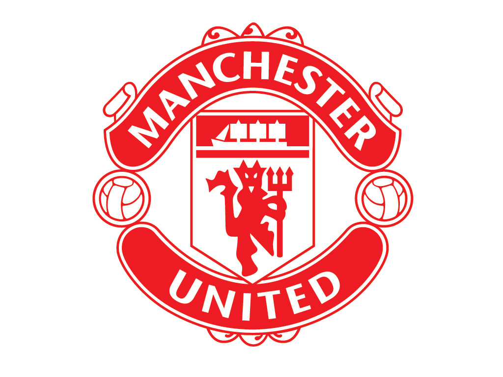 Man United Logo / Manchester United Man Utd Round 7.5" Cake Topper