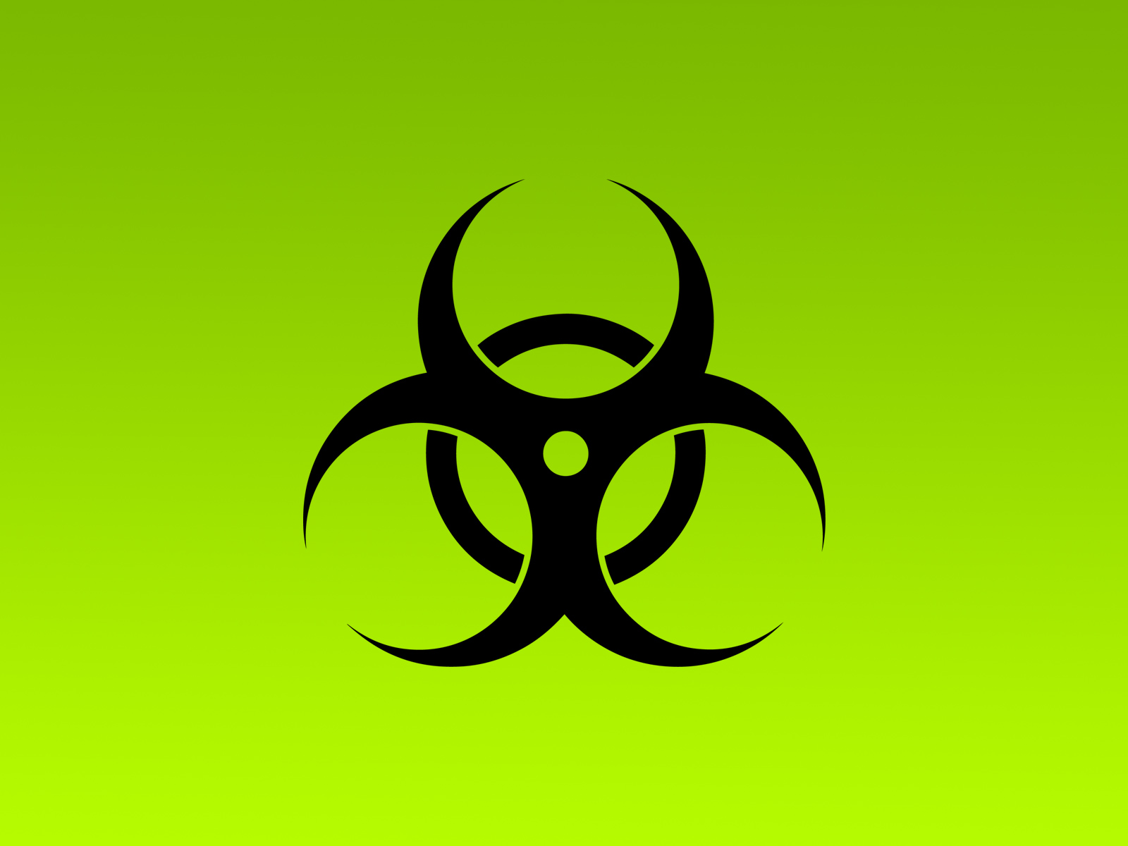 Biohazard Radioactive Symbol HD Wallpaper
