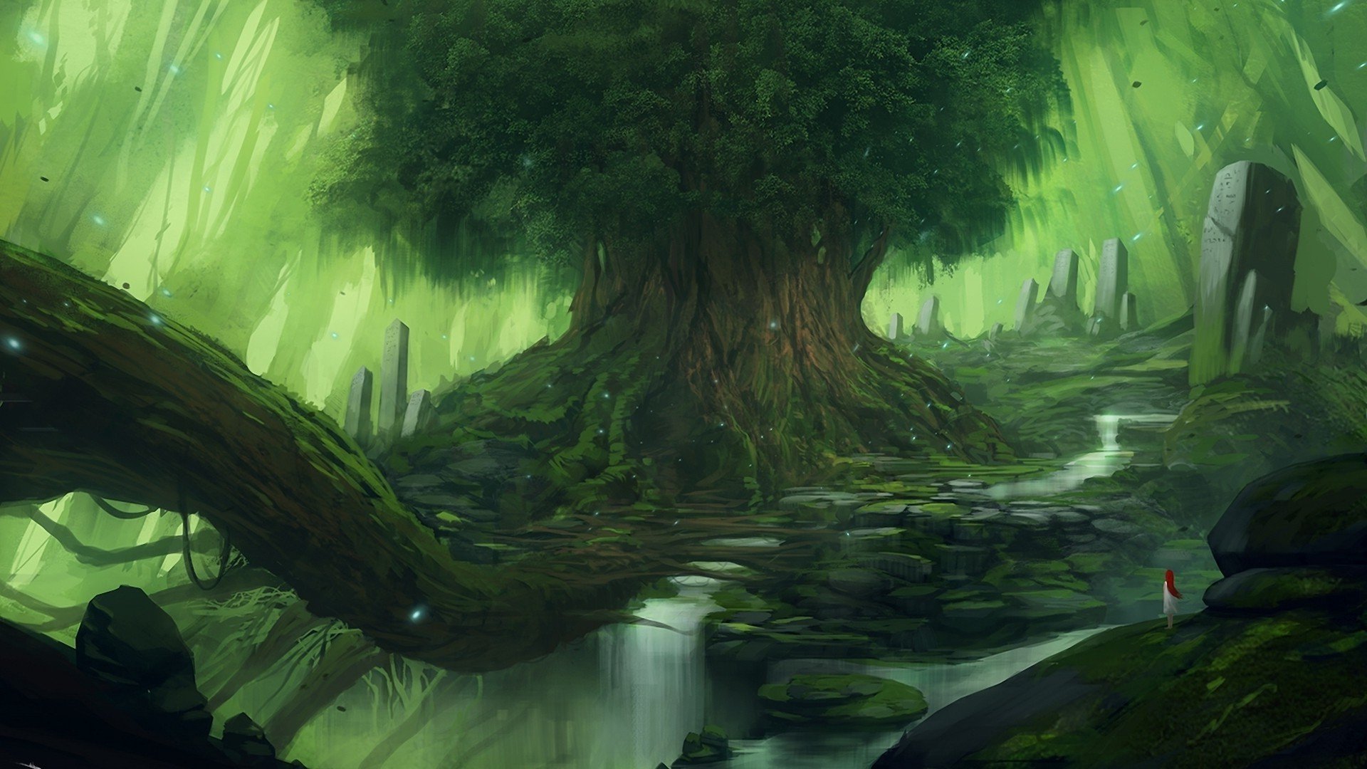 Fantasy Forest Wallpaper And Background Image