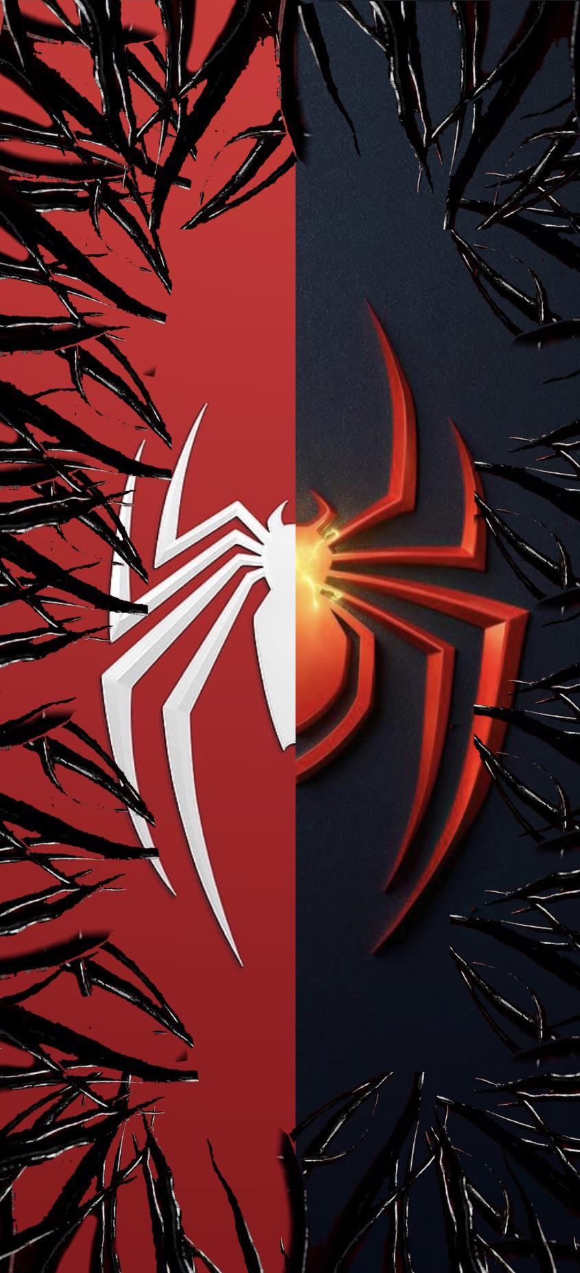 Made A Wallpaper Based On Spider Man Feel To Use R