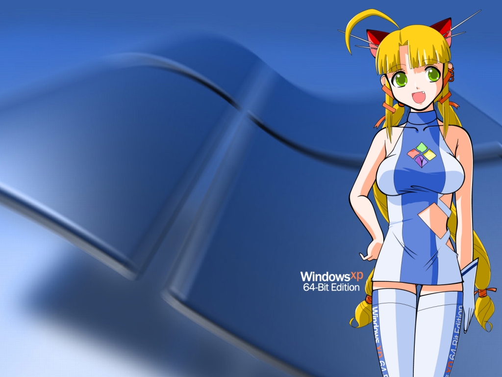 Os Tan Windows Xp Xp64 Konachan Anime Wallpaper