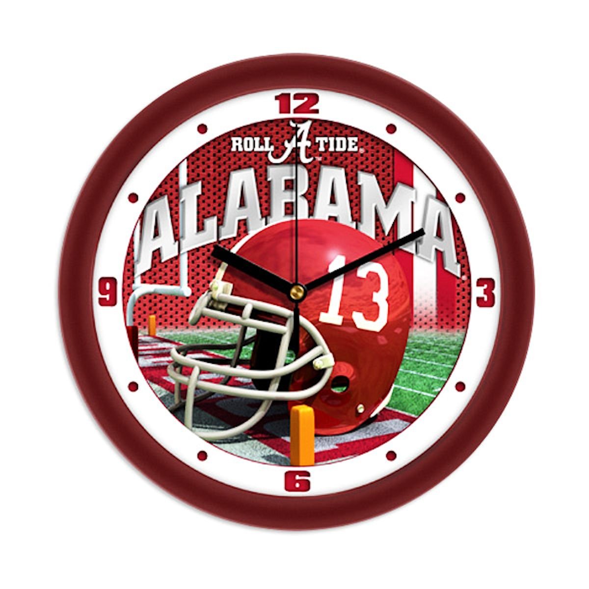Alabama Crimson Tide Football Helmet Wall Clock