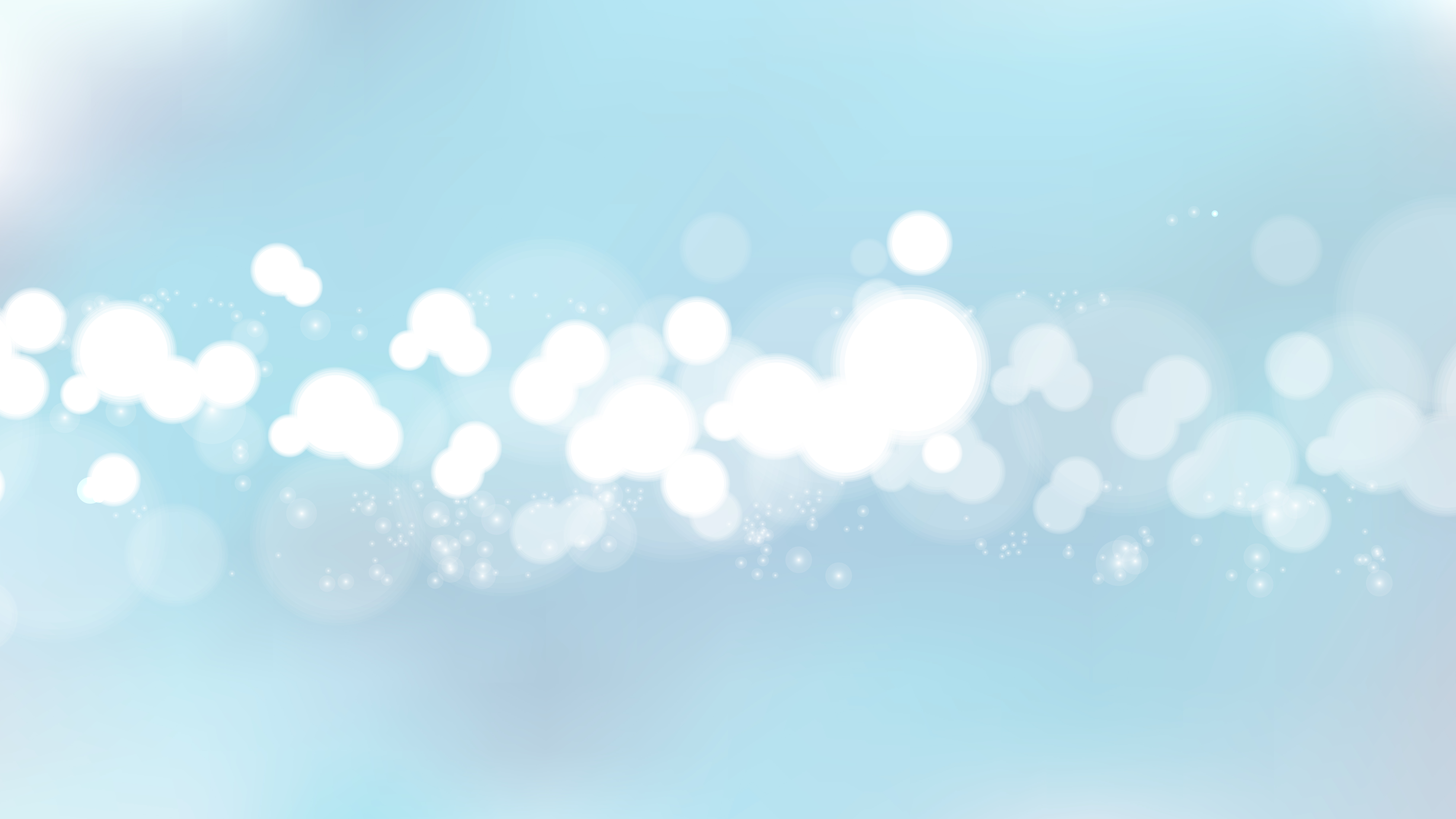 Baby Blue Defocused Lights Background