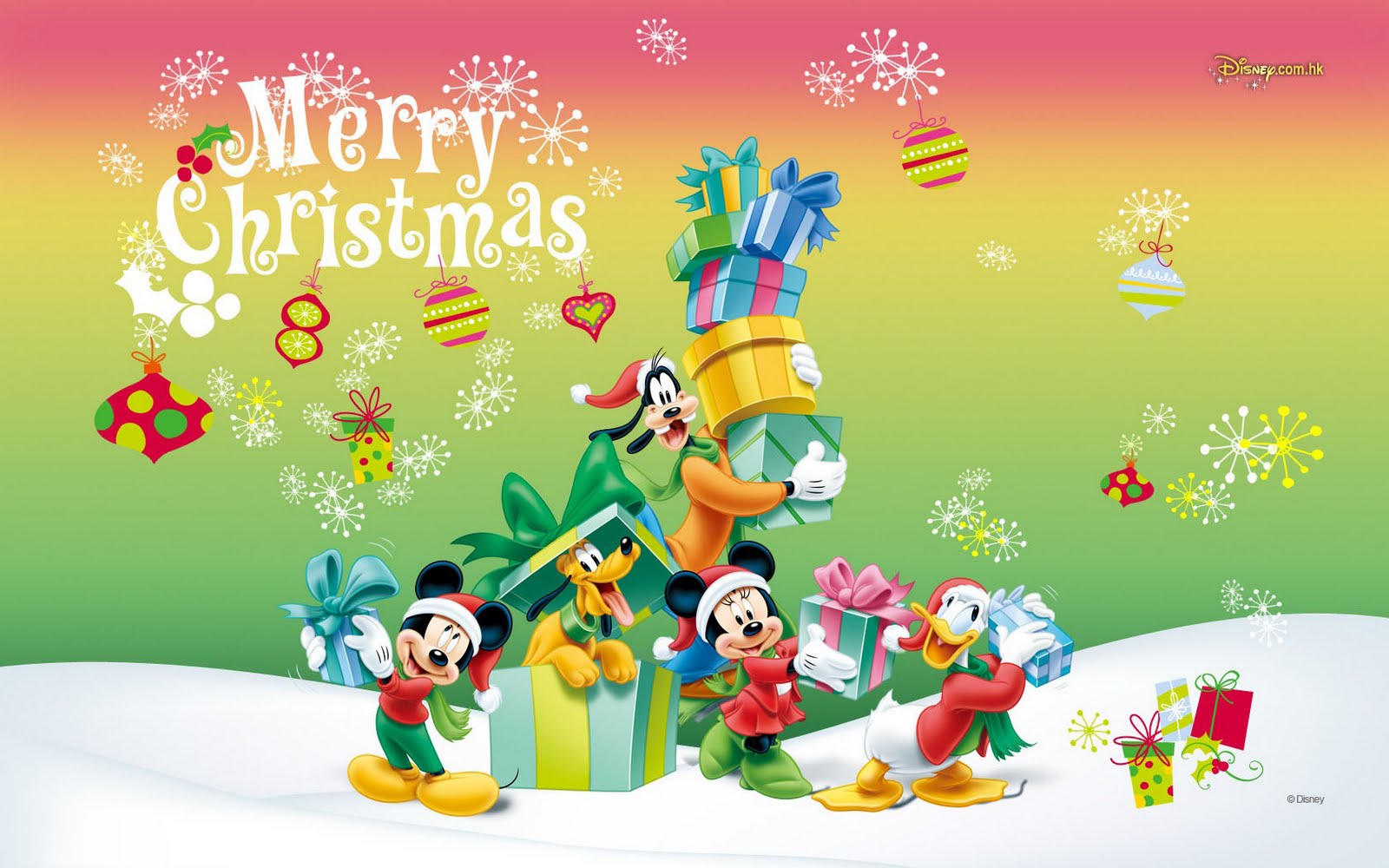 Disney Christmas Desktop Wallpaper Sf