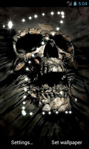 Bigger Demonic Skull Live Wallpaper For Android Screenshot