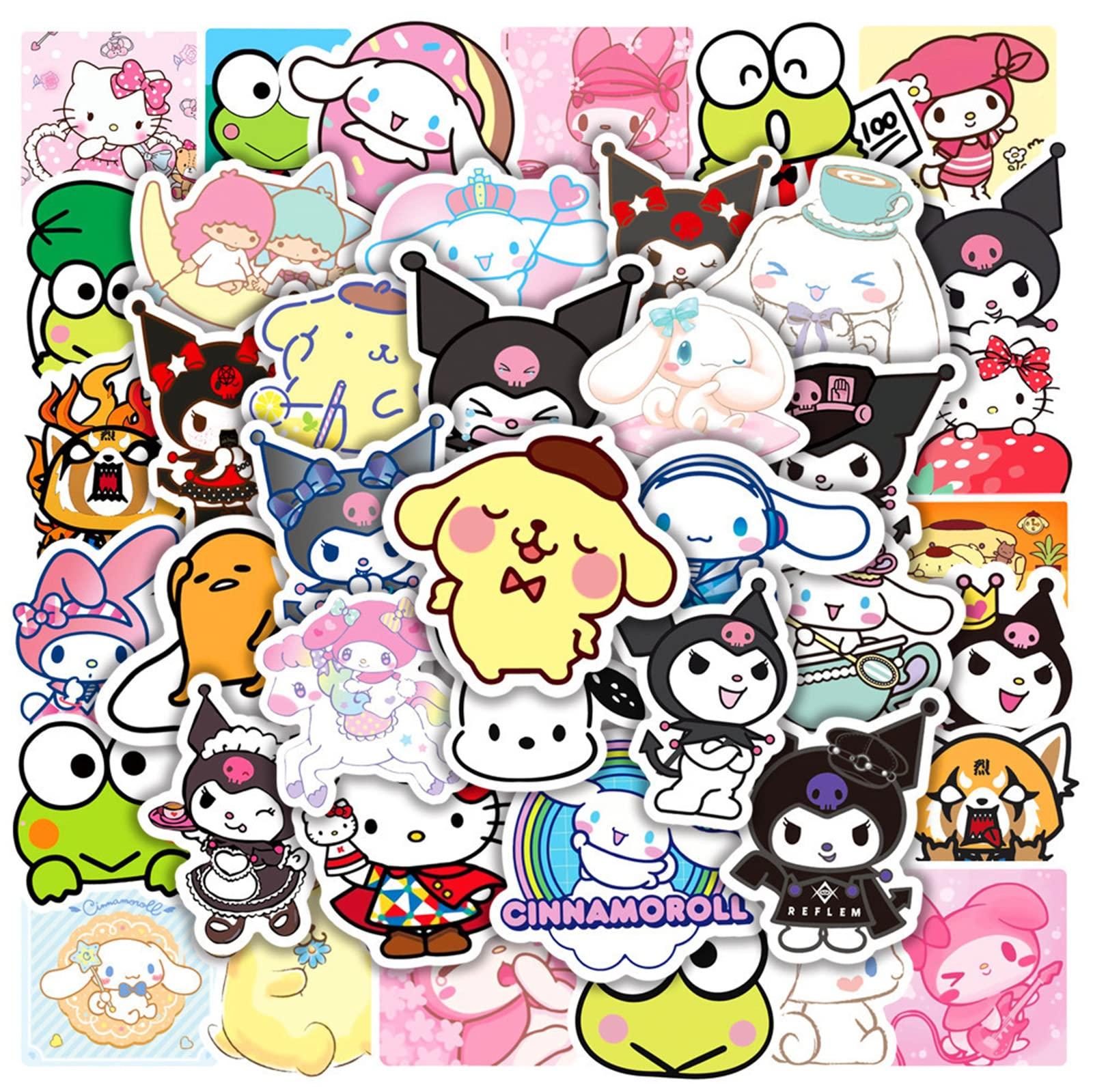 Amazon Xiaoqinli 50pcs Kawaii My Melody And Kuromi Stickers