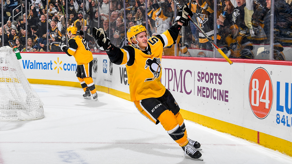 Pens Re Sign Jake Guentzel To A Five Year Million Contract