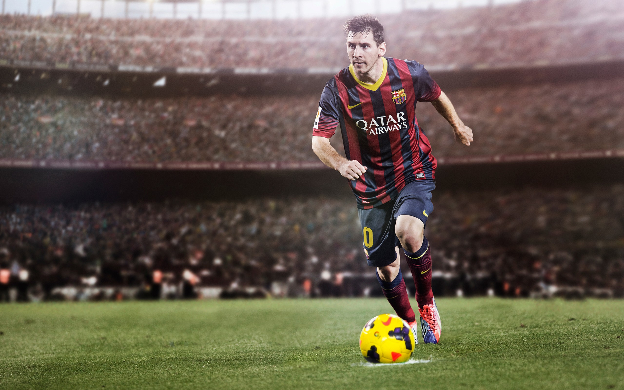 Wallpaper Lionel Messi Penalty Kick Football Stars
