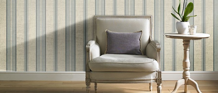 Striped wallpaper for your home available online at Homebase