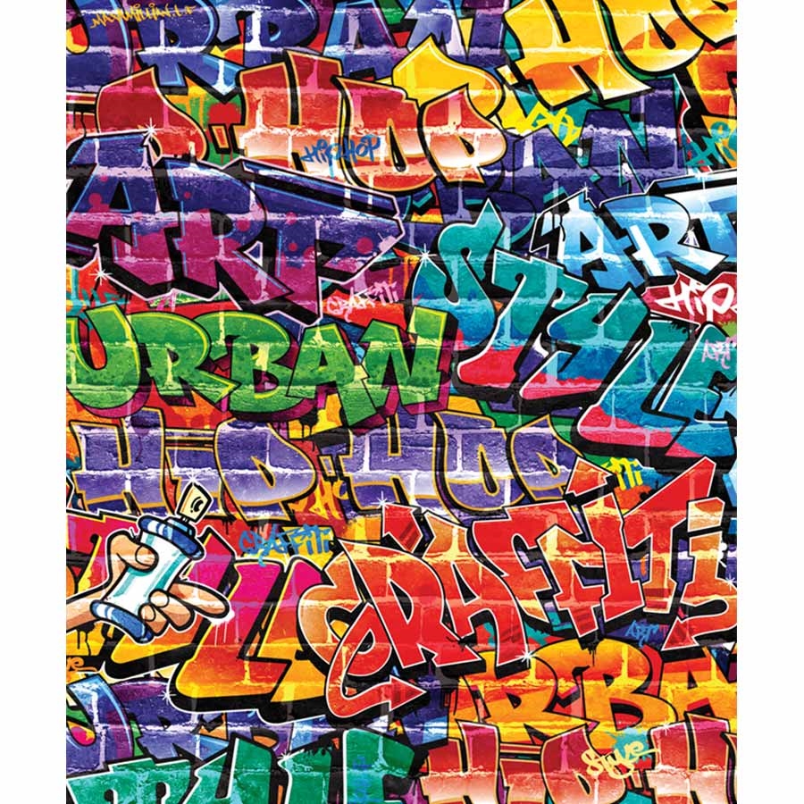 Walltastic Graffiti Brick Wall Wallpaper Mural From Design2please