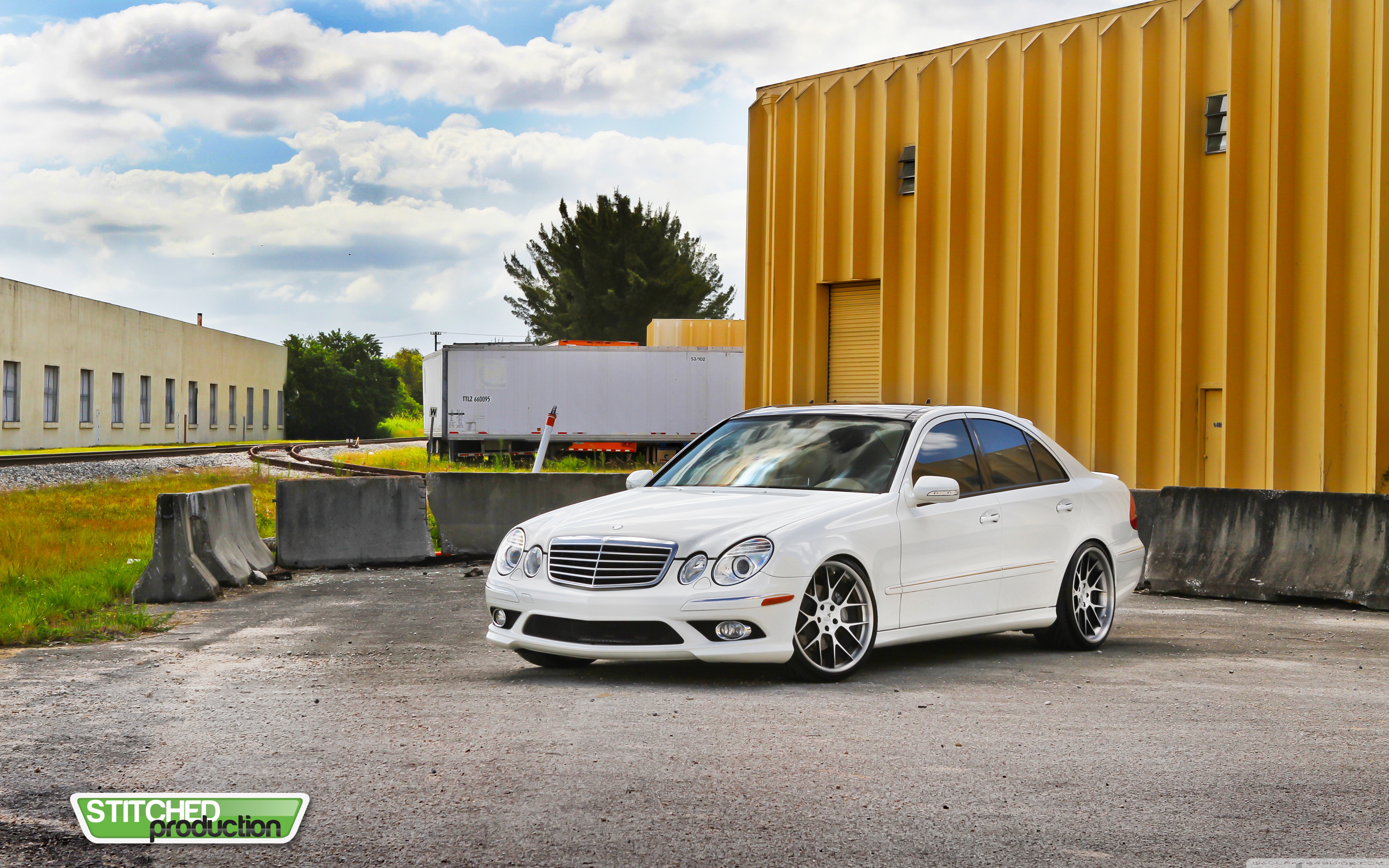 Mercedes Benz E350 I Stitched Production Photography 4k HD