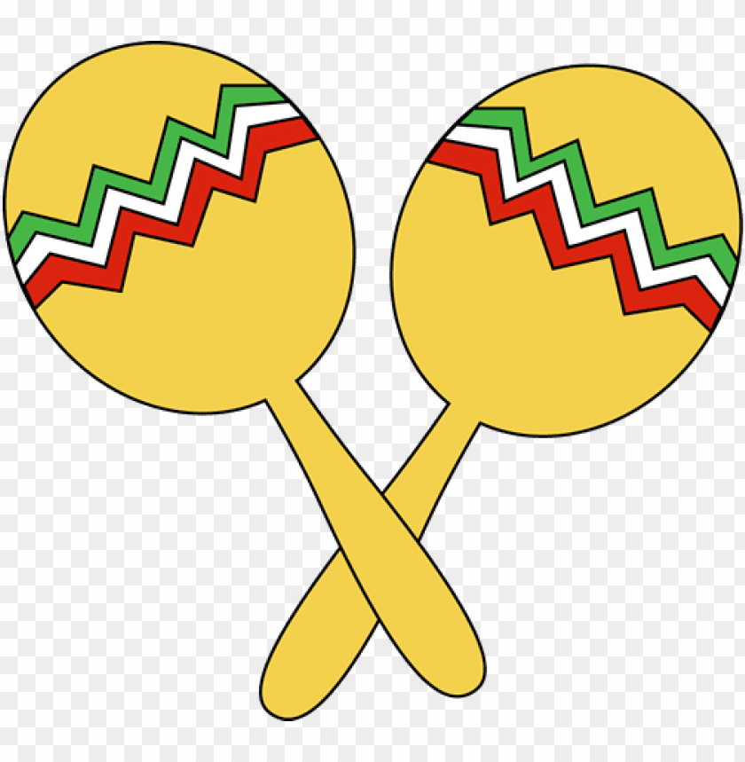 Maracas Cinco De Mayo Sombrero Clipart Png Image With
