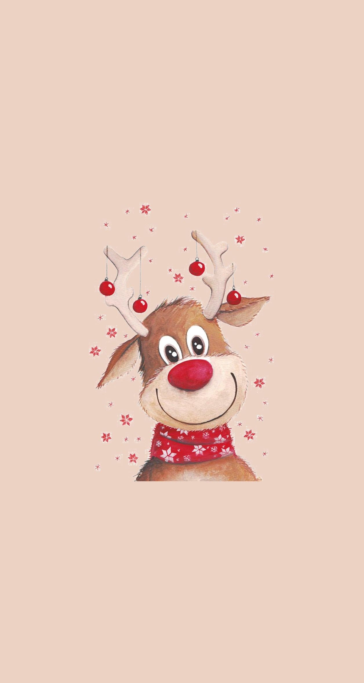 Cute Reindeer Wallpaper
