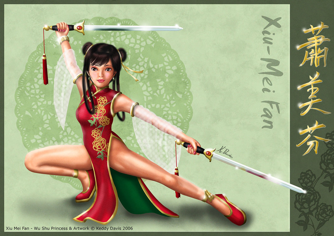 Xiu Mei Fan The Wushu Princess By Kedishi San