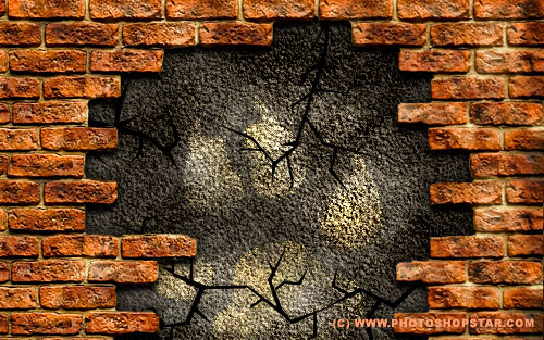 Brick Veneer Wall Wallpaper Pattern