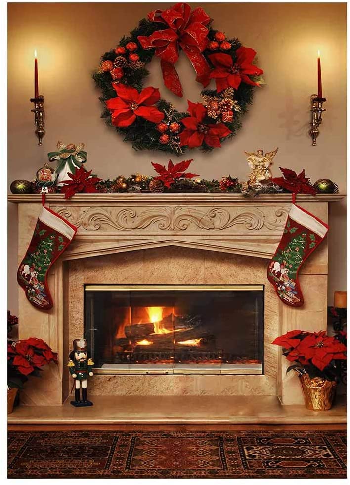 Amazon Funnytree Winter Christmas Fireplace