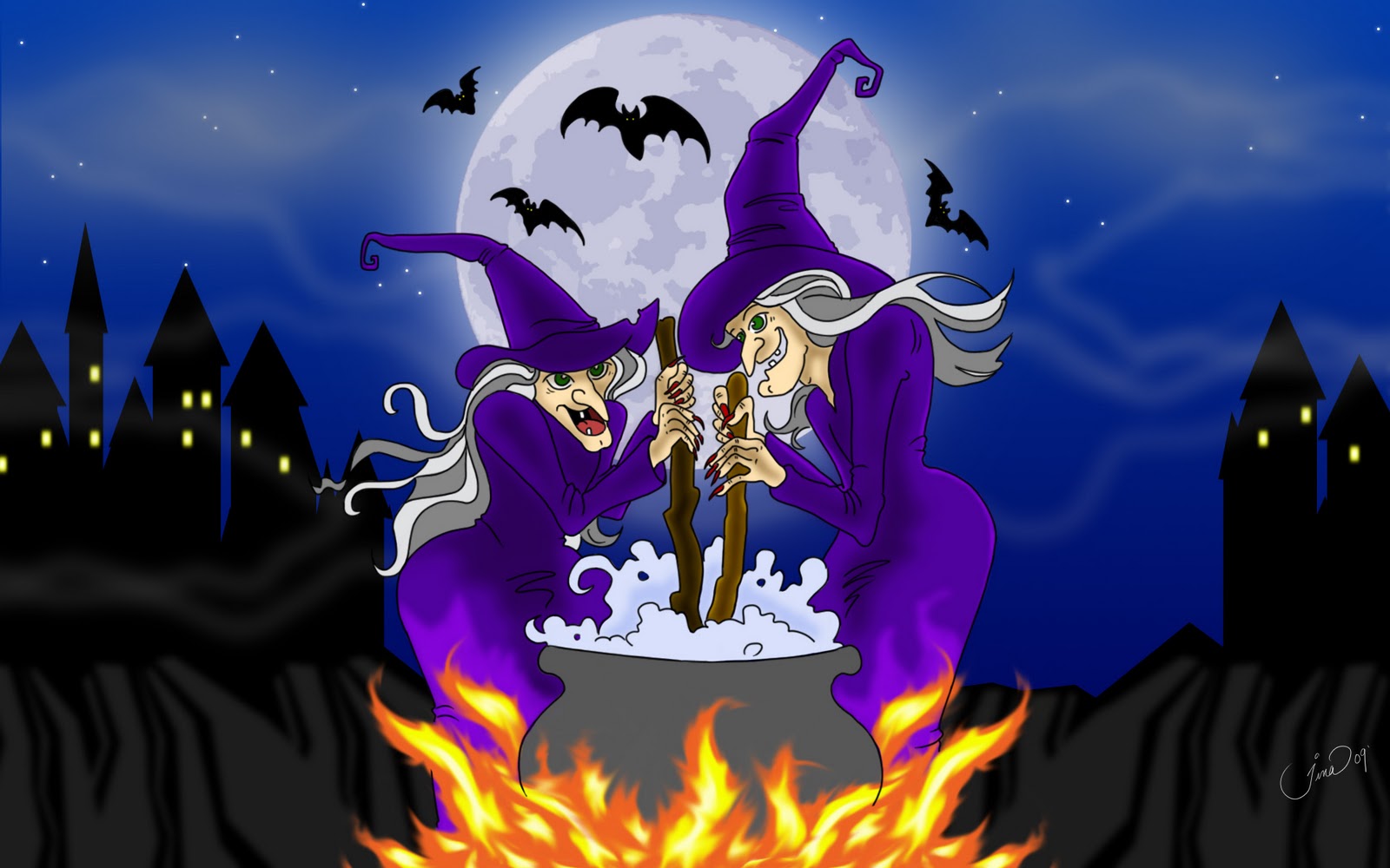 Best Of Animated Halloween Cartoon Halloween HD wallpaper  Pxfuel