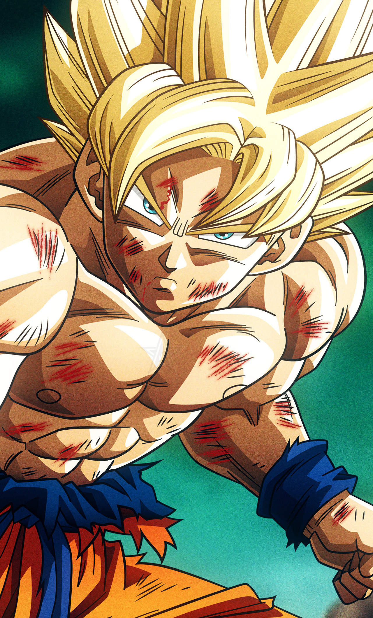 Super Saiyan Son Goku Dragon Ball Z 4k iPhone HD Wallpaper