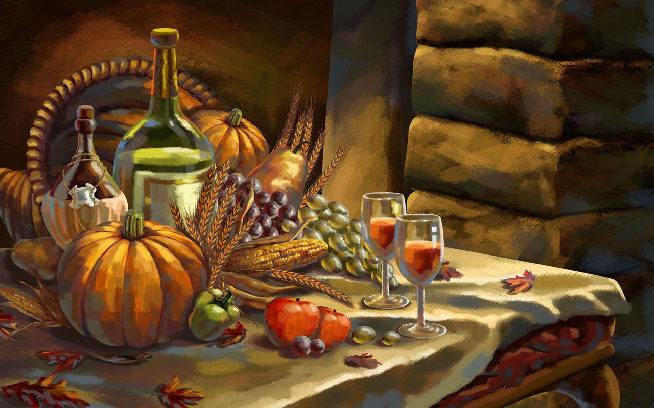 Thanksgiving Background HD Wallpaper