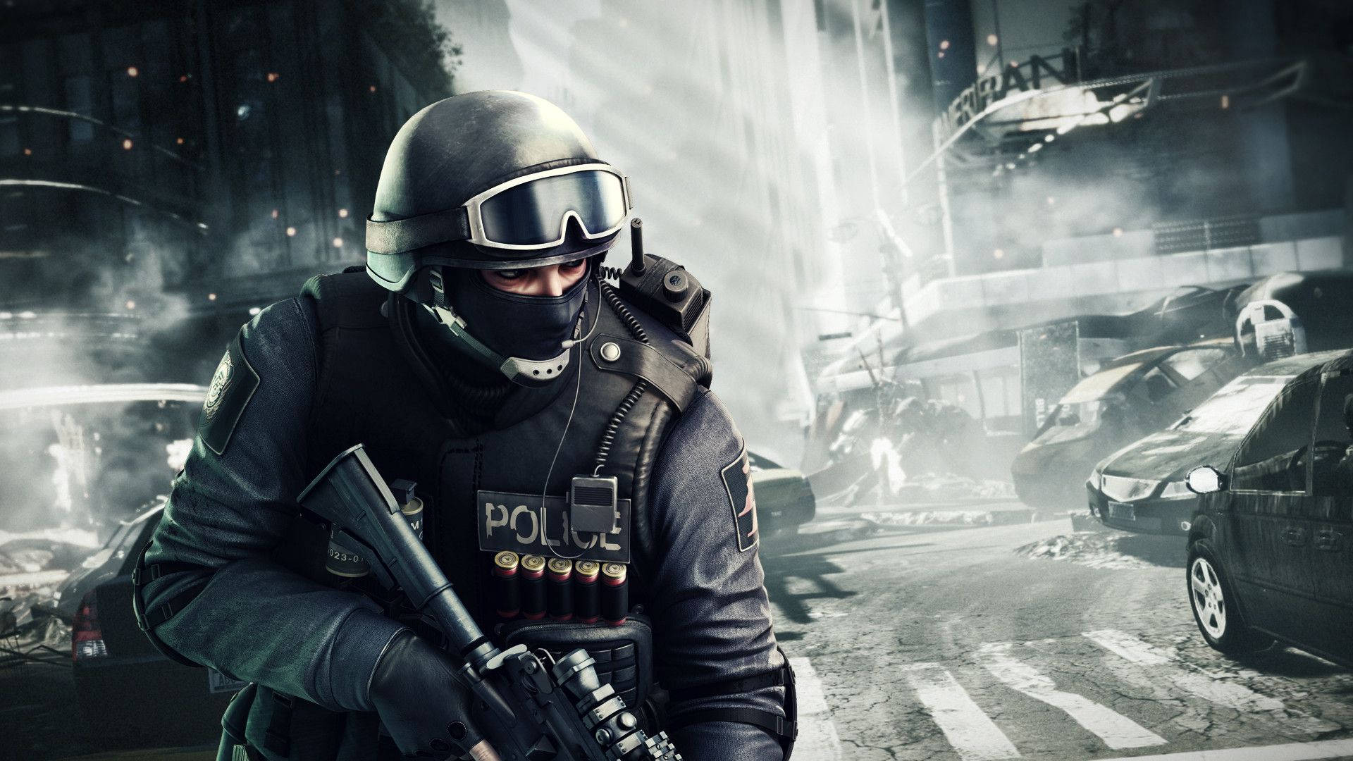 Light Smoke Police Desktop Zcy2a84amu0d2av8 Wallpaper