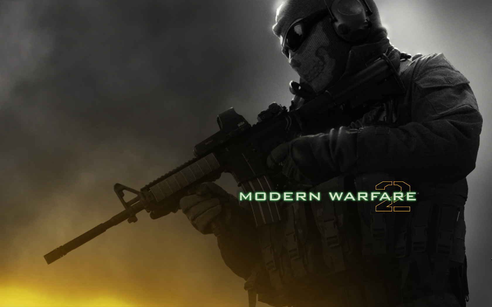 Wallpaper Modern Warfare 2 Ghost in the Mist iPhone Wallpaper Modern 1680x1050