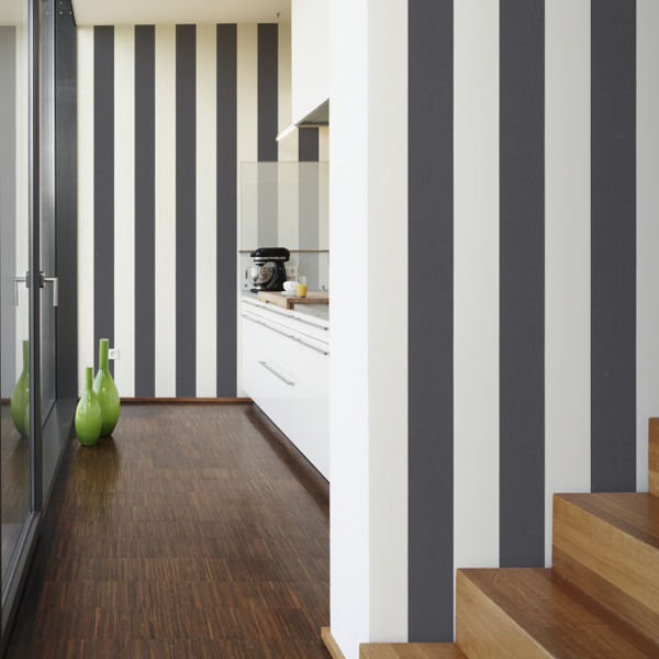 Elegance Striped Stripey Stripe Wallpaper Grey White Looks Like