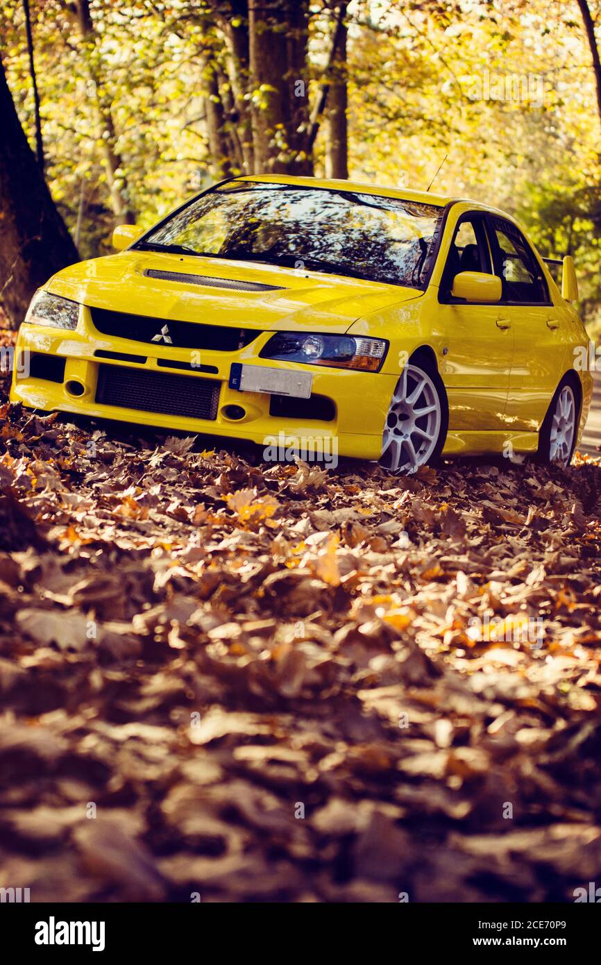 Mitsubishi Lancer Evo High Resolution Stock Photography And