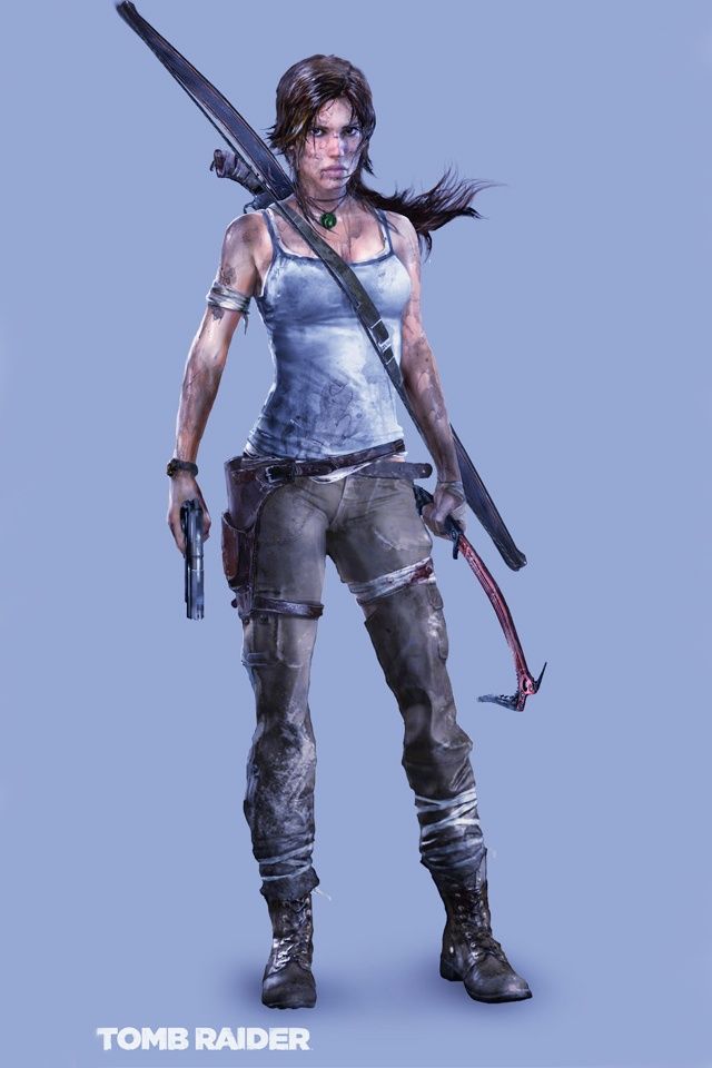 Lara Croft Tomb Raider iPhone Wallpaper Games