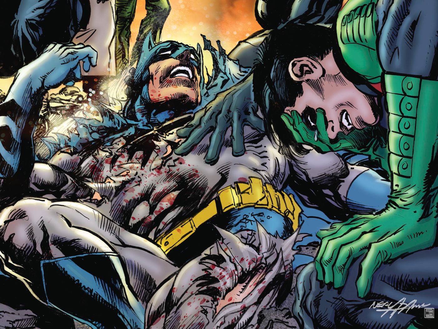 Batman vs Ras Al Ghul is in a bonkers comics genre all its own 1400x1050