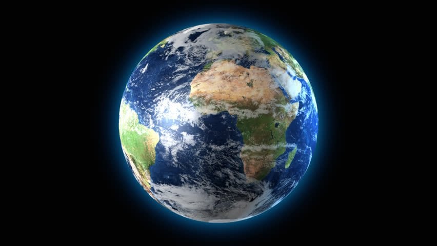 Free download Loopable 3D Animation Of Earth Rotating With A Black  Background 720P [852x480] for your Desktop, Mobile & Tablet | Explore 49+ Spinning  Globe Wallpaper | Globe Wallpaper, Snow Globe Wallpaper,
