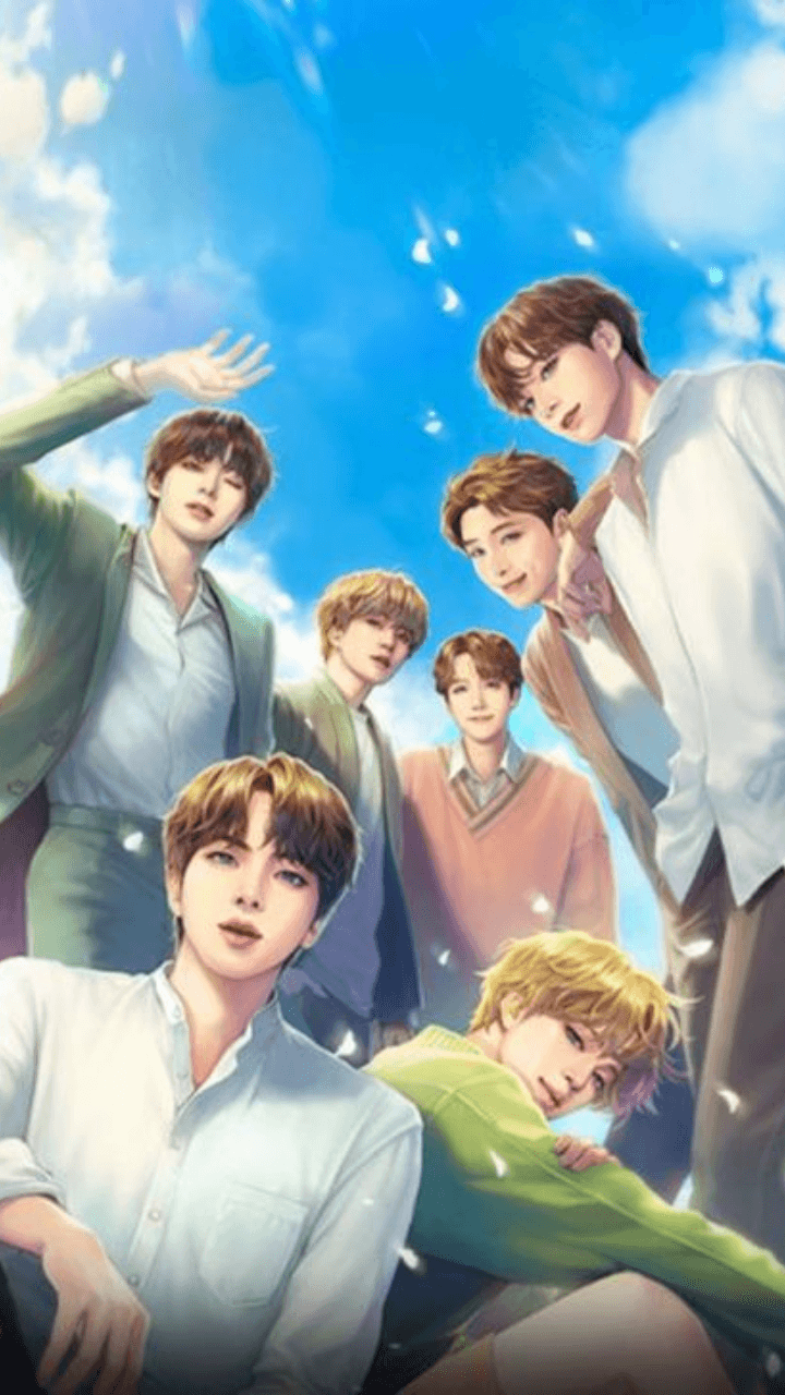 Bts Anime Wallpaper