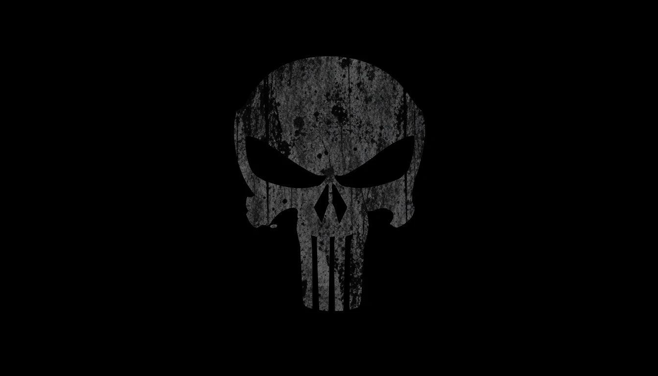 The Punisher Skull Wallpaper
