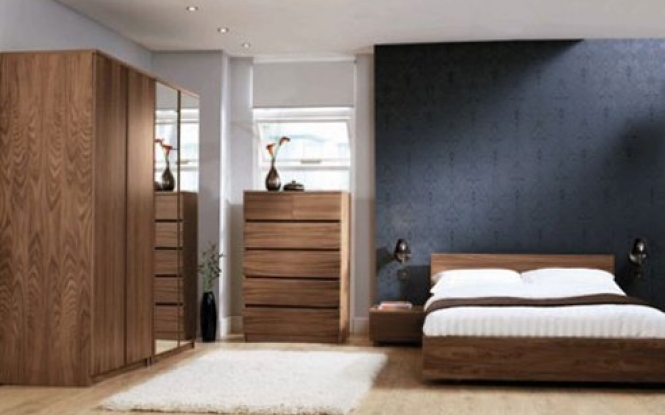 Modern Bedroom Laminate Cabi Wallpaper Decor