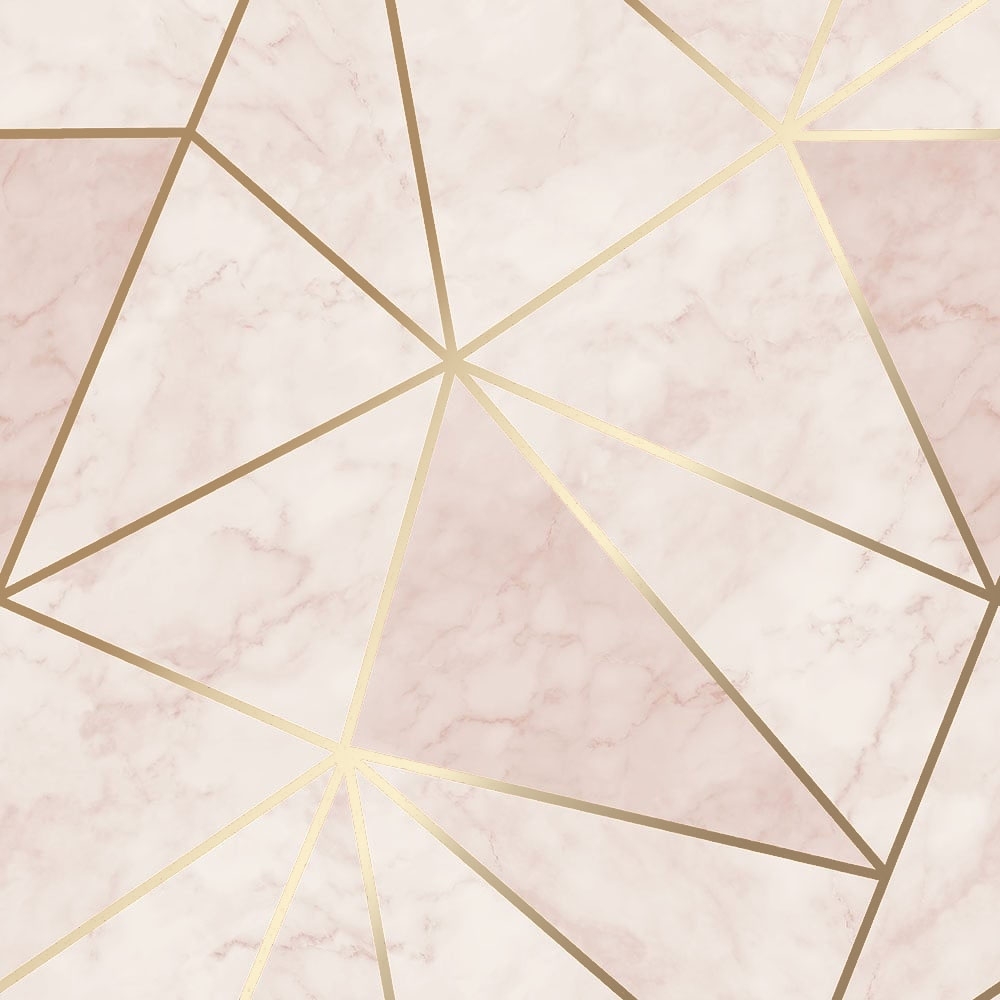 Zara Shimmer Metallic wallpaper in soft pink gold I Love Wallpaper 1000x1000