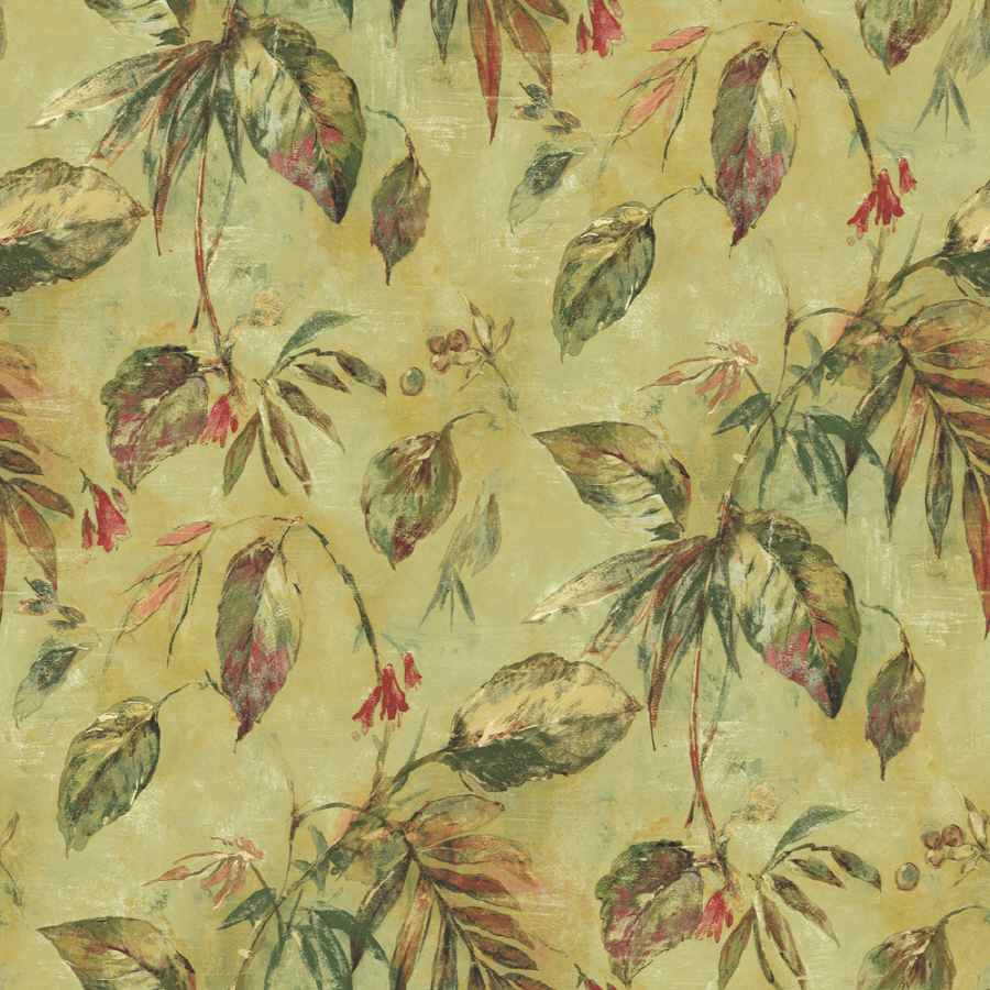 Prepasted Wallpaper Floral William Morris Wallcovering 20.5" W x  396" L Bolt | eBay