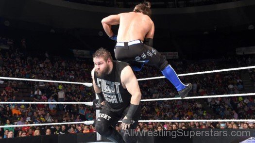 Kevin Owens During Fight AWL137