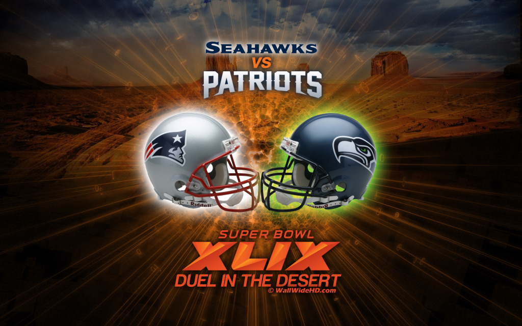 Seahawks vs Patriots 2015 Arizona Super Bowl XLIX Wallpaper