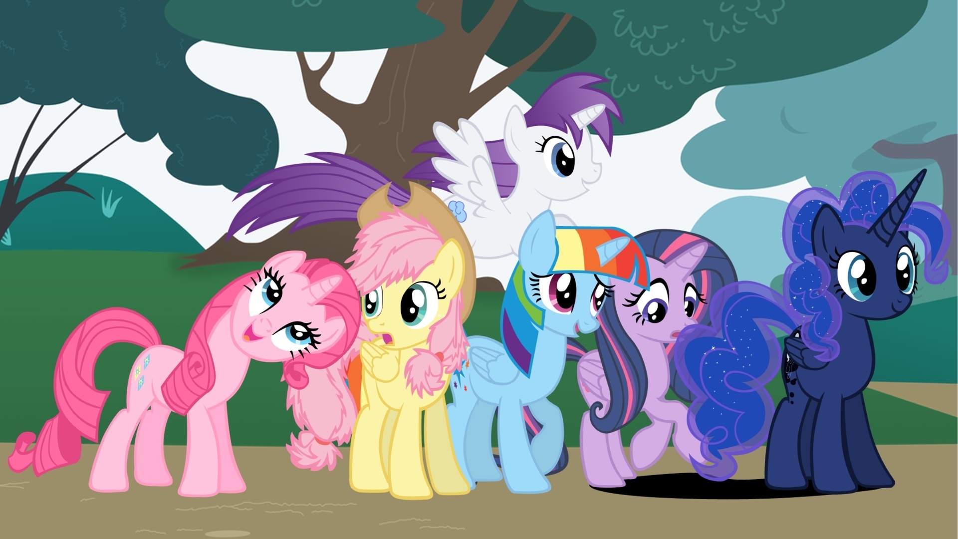 My Little Pony Friendship Is Magic Group Wallpaper Jpg