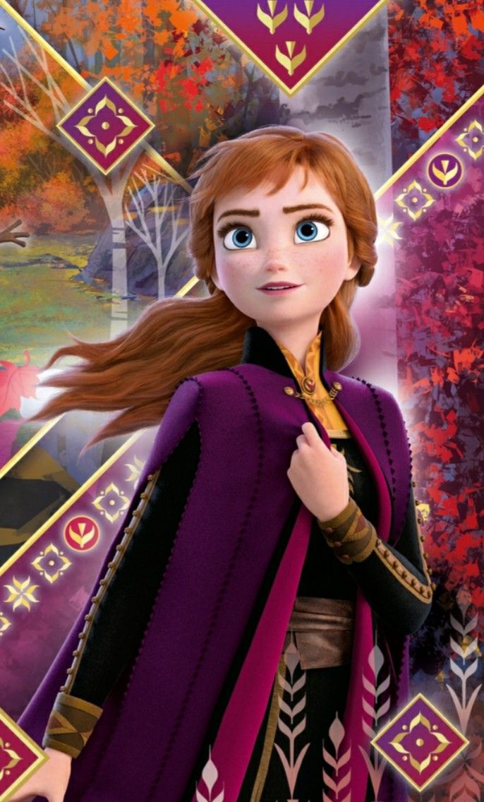 Frozen 2 Anna Arte de princesa disney Fondo de pantalla de