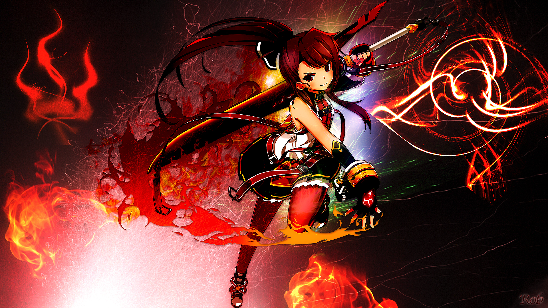 Elsword Elesis Knight Wallpaper HD By Robbo4