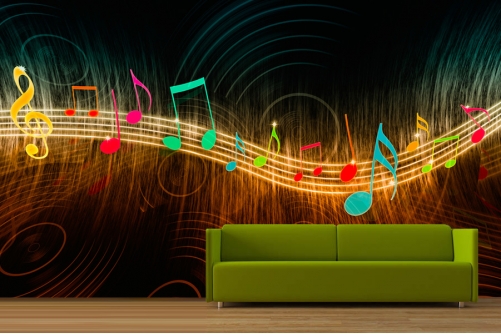 Music Themed Wallpaper Murals Just For Sharing