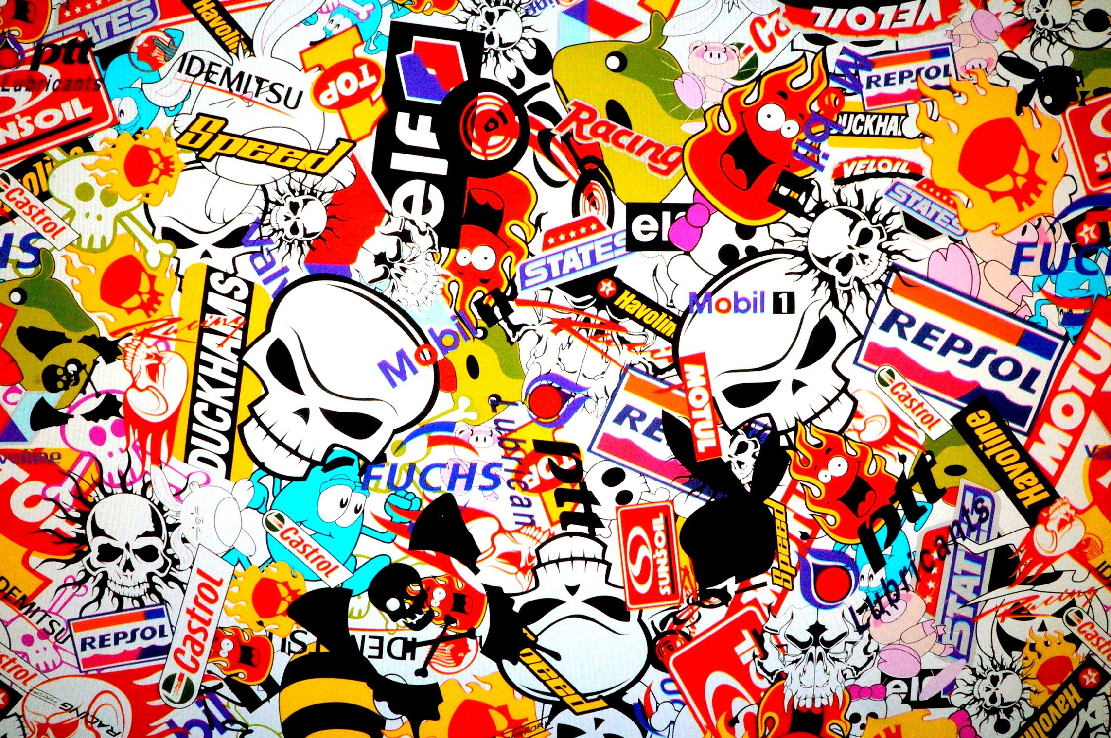 Wallpaper Image Sticker Bomb