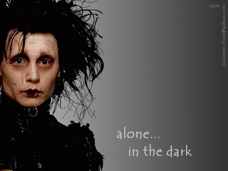 In The Dark Edward Scissorhands Wallpaper