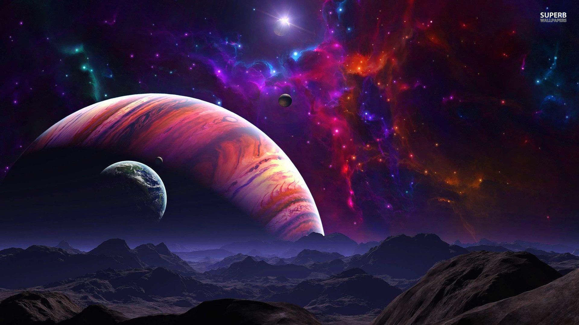 Purple Space Wallpaper Pictures HD Lzamgs