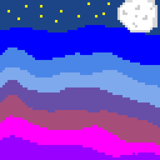 City Pixel Art Wallpaper