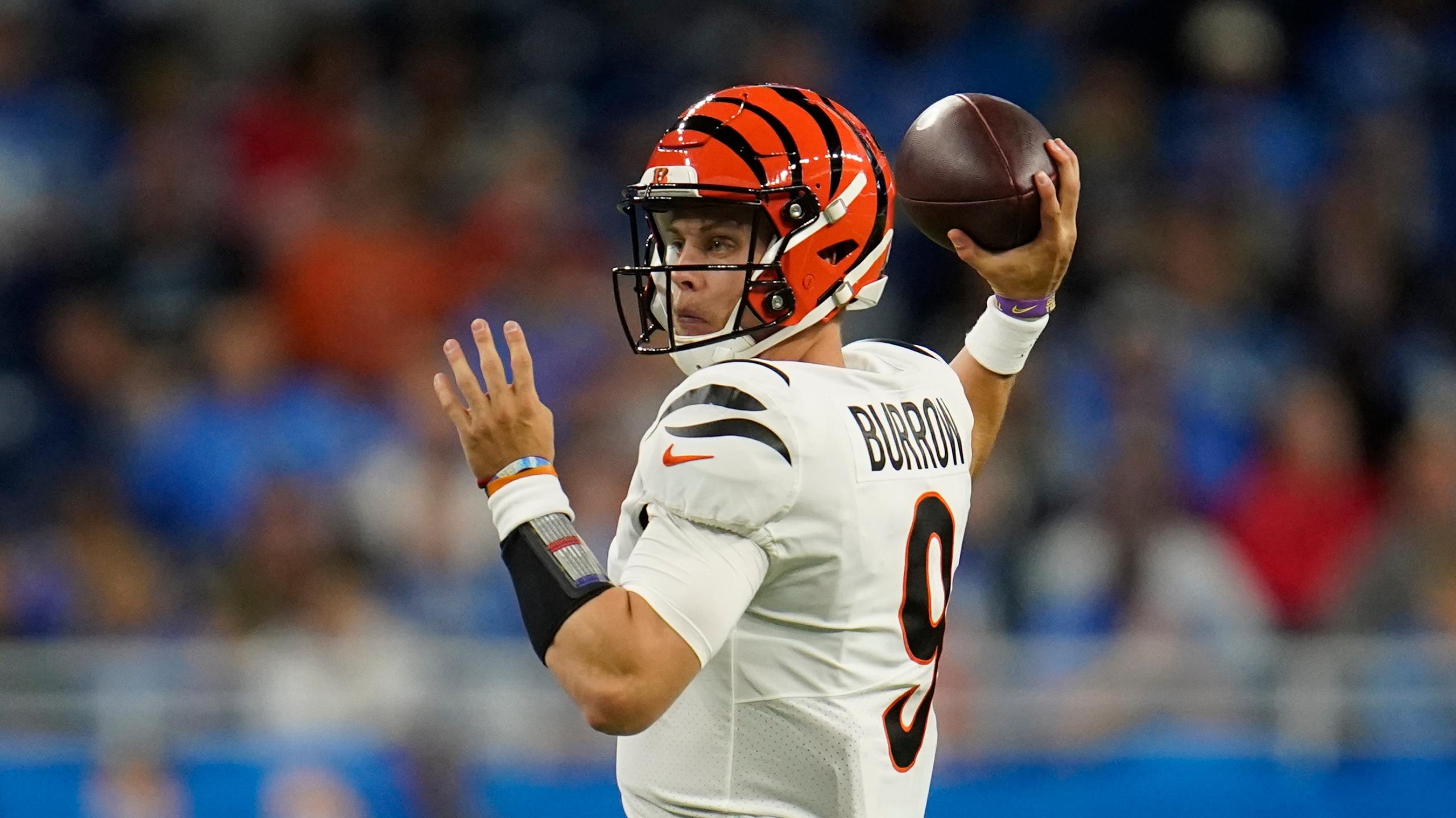 Joe Burrow throws 3 TDs as Bengals rout winless Lions 34 11 WJHL